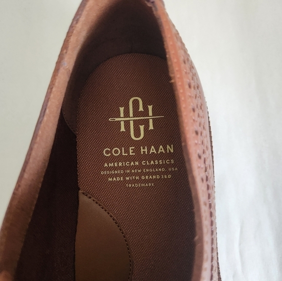 Cole Haan Men\'s American Classics Longwing Oxfords Brown 10.5 M work Careerwear main image 6